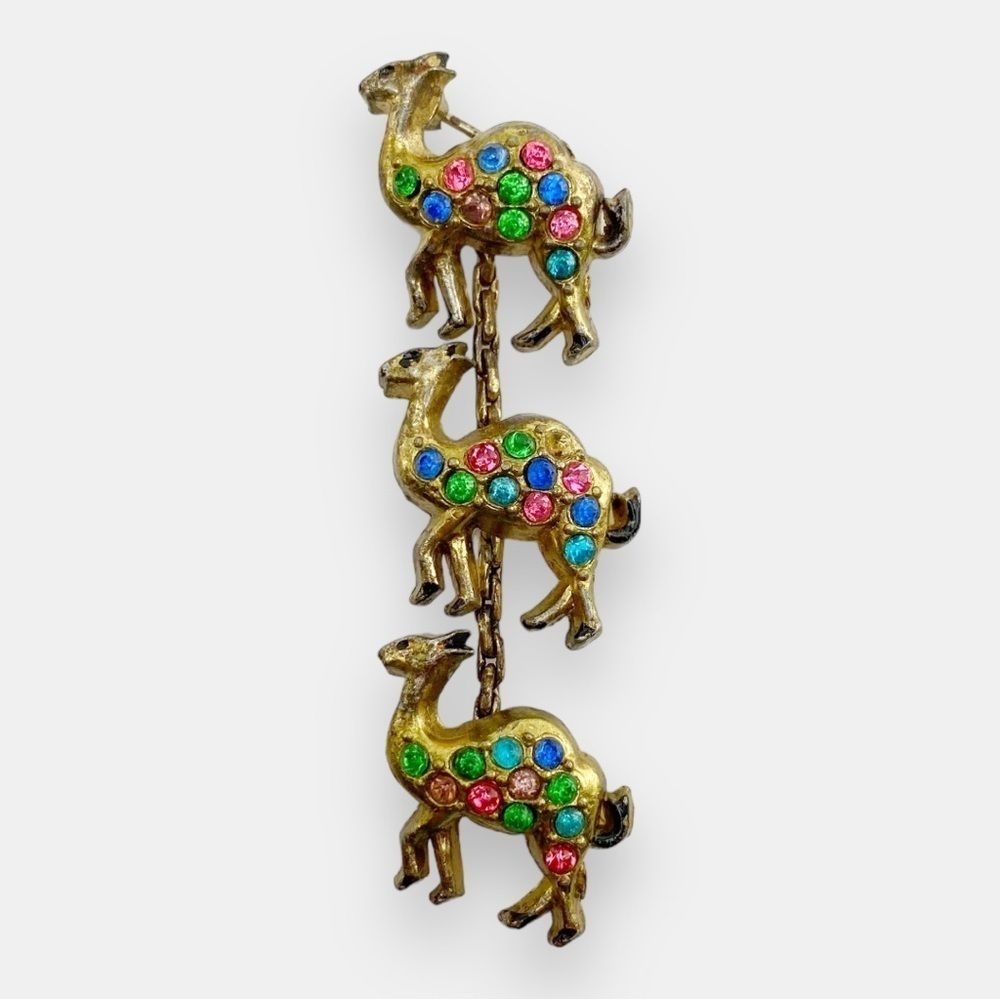 Vintage Camel Brooch - Picture 1 of 4